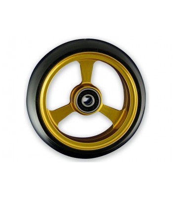 4 Inch Frogs Legs Aluminium Wheelchair Caster - Gold - DISCONTINUED
